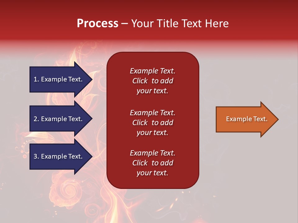 Single Background Flower PowerPoint Template