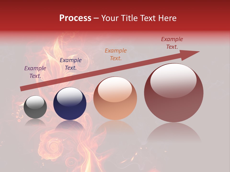 Single Background Flower PowerPoint Template