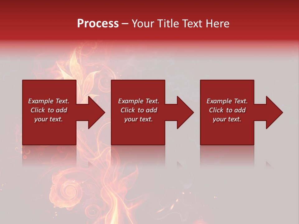 Single Background Flower PowerPoint Template