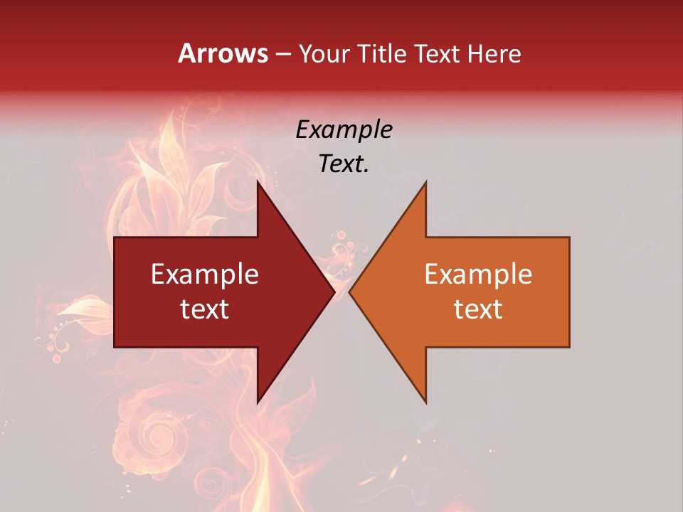 Single Background Flower PowerPoint Template