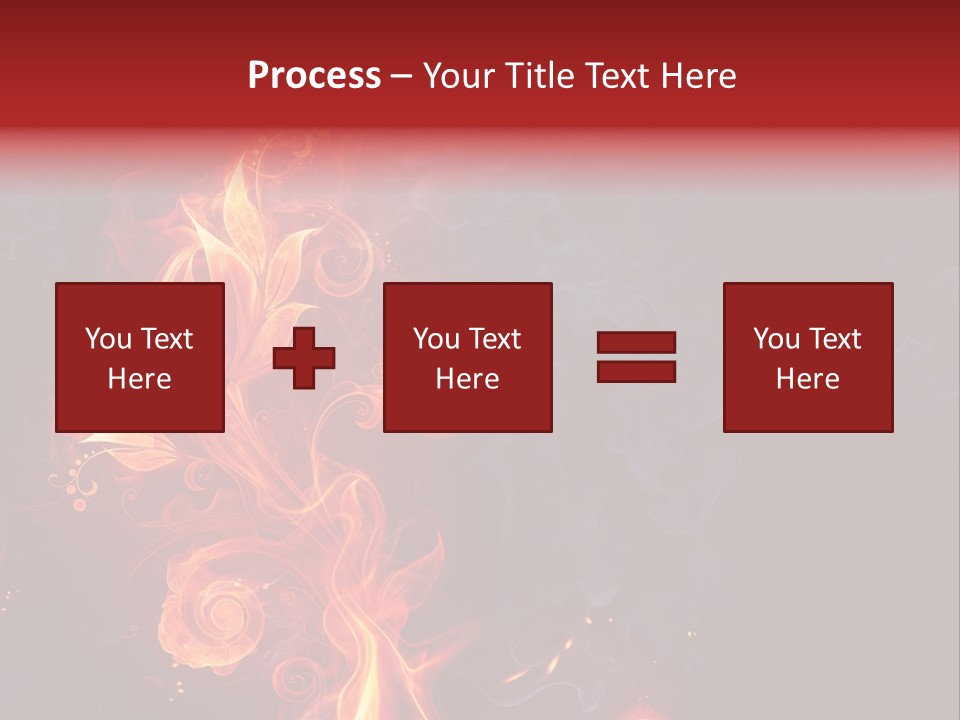 Single Background Flower PowerPoint Template