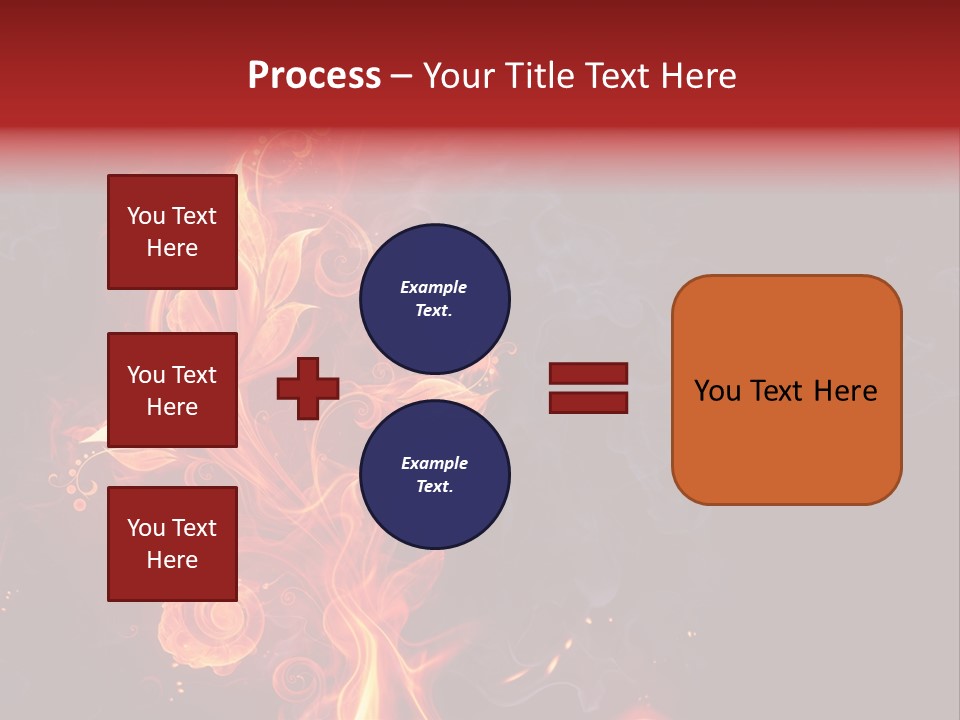 Single Background Flower PowerPoint Template