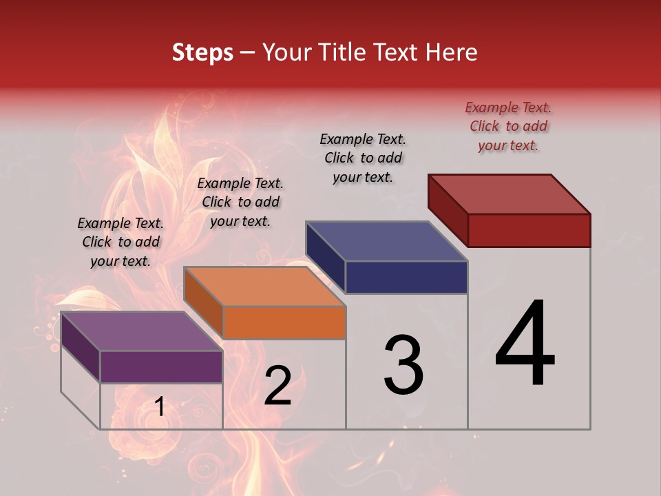 Single Background Flower PowerPoint Template