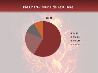 Fire Rose PowerPoint Template