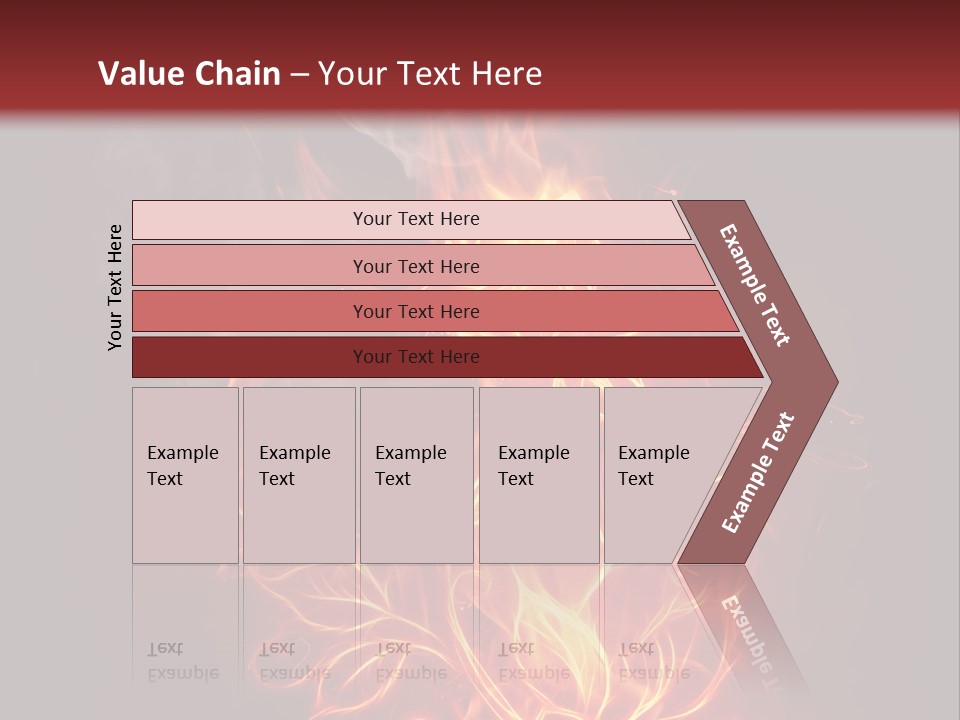 Fire Rose PowerPoint Template