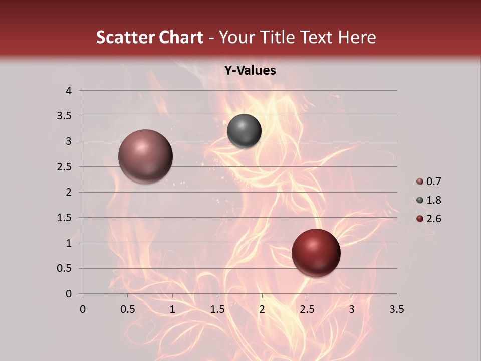 Fire Rose PowerPoint Template