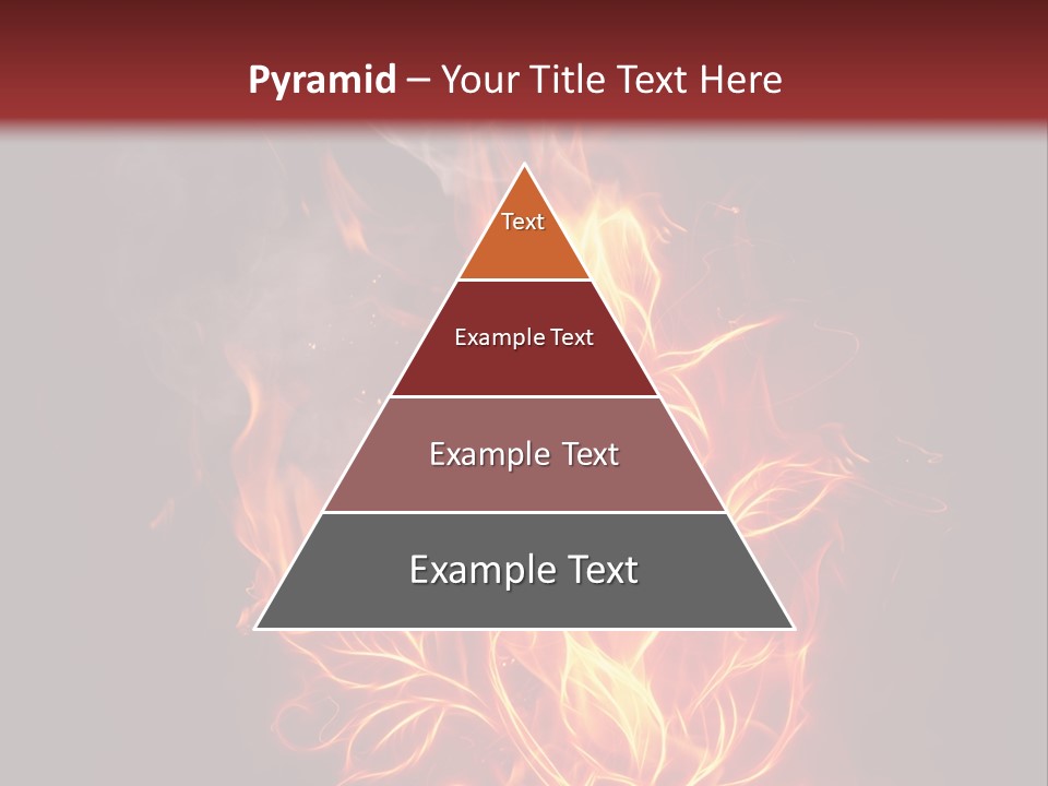 Fire Rose PowerPoint Template