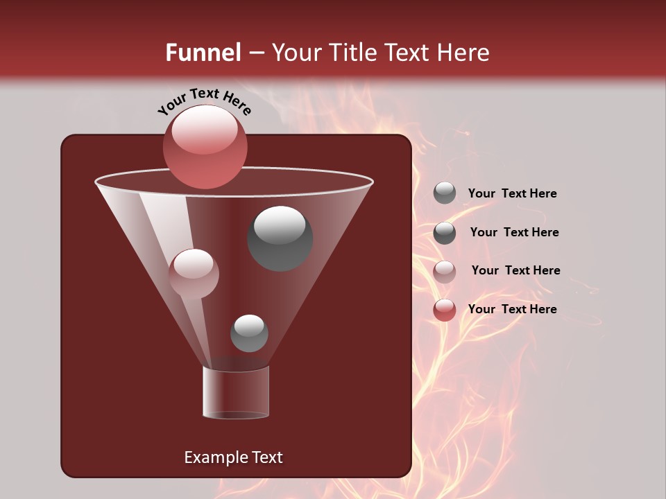 Fire Rose PowerPoint Template