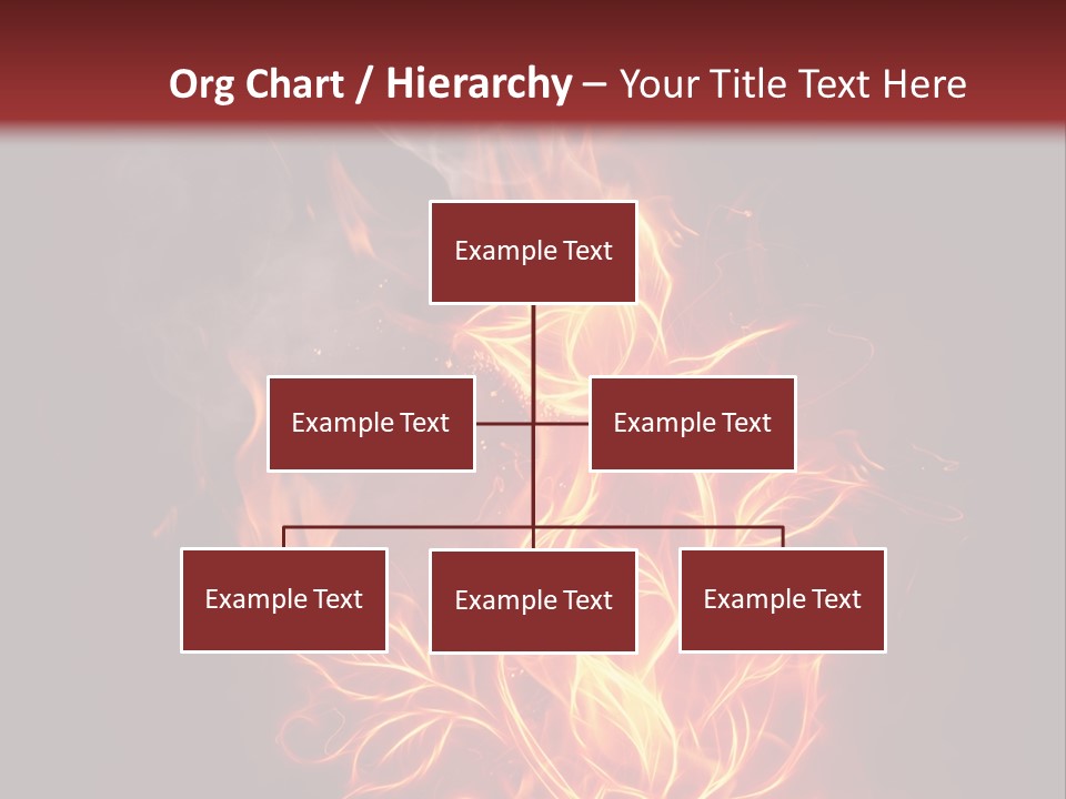 Fire Rose PowerPoint Template