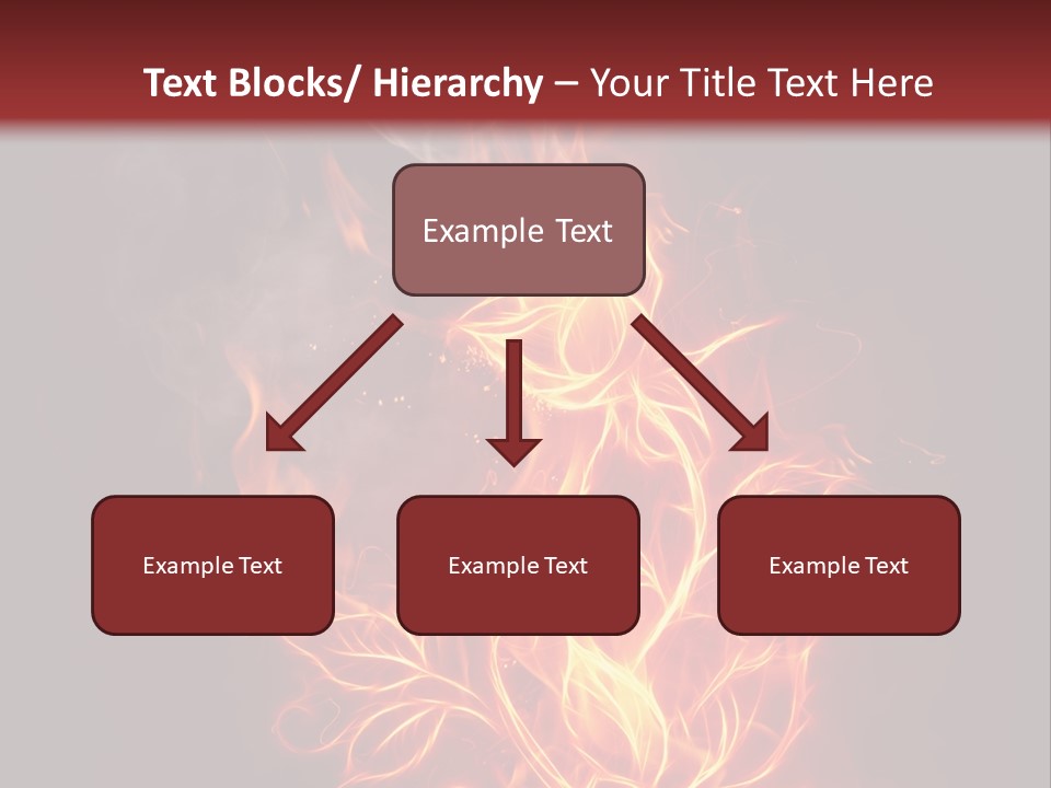 Fire Rose PowerPoint Template