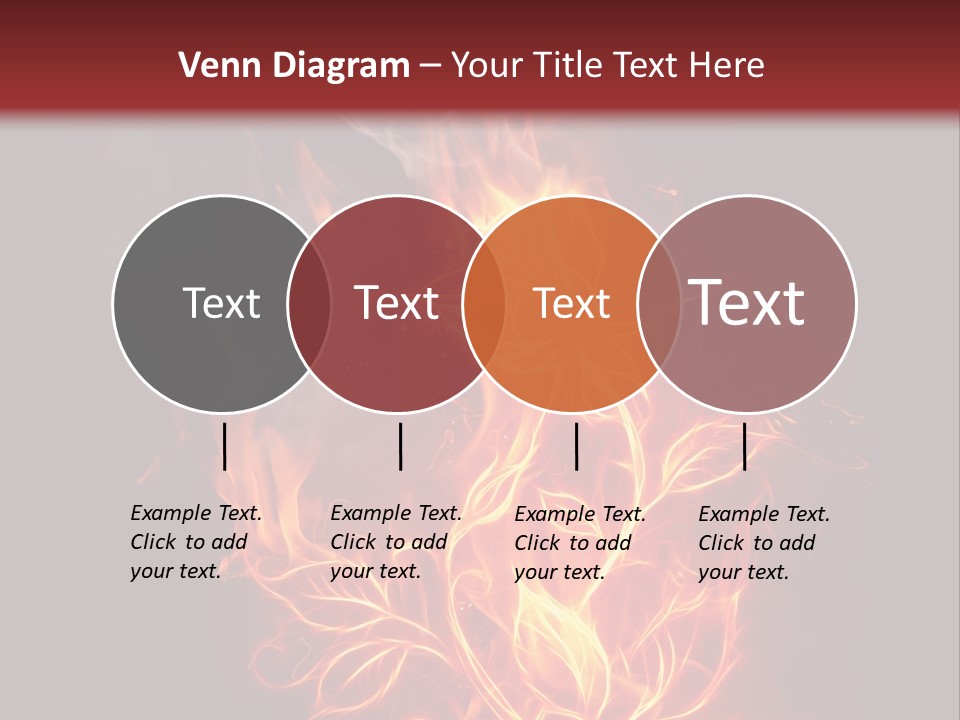 Fire Rose PowerPoint Template