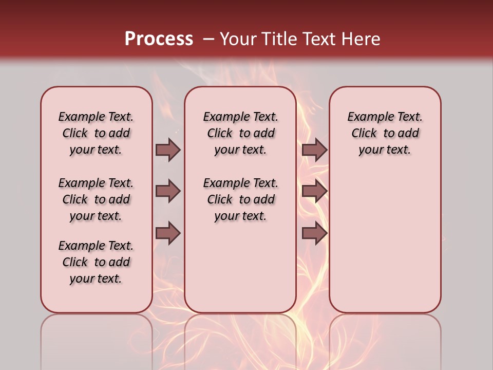 Fire Rose PowerPoint Template