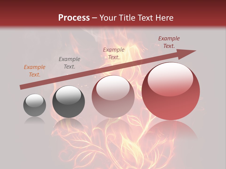 Fire Rose PowerPoint Template