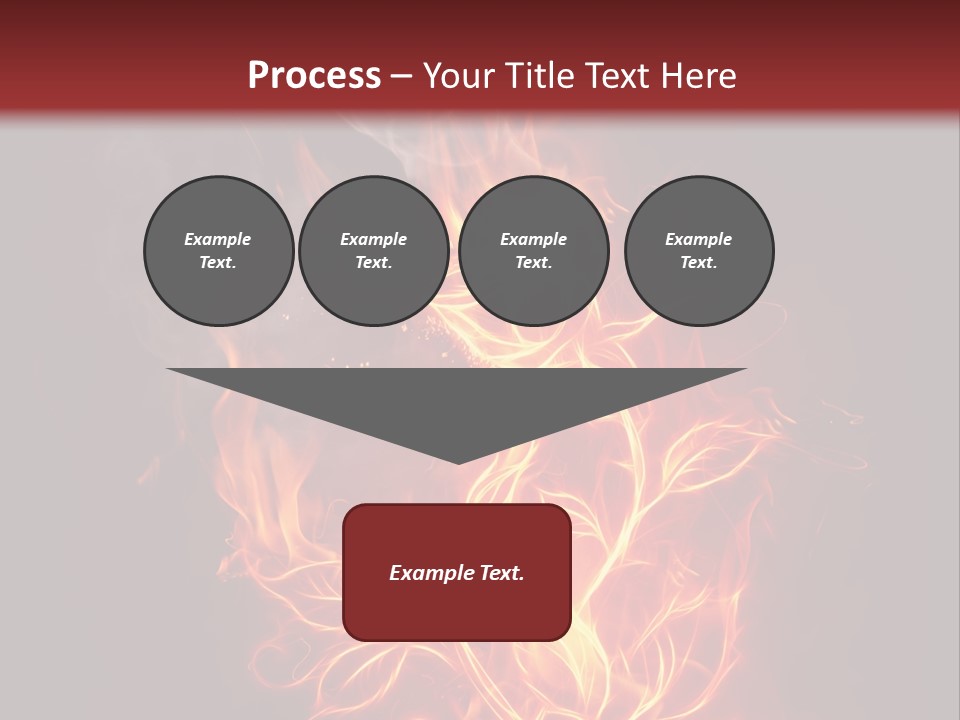 Fire Rose PowerPoint Template