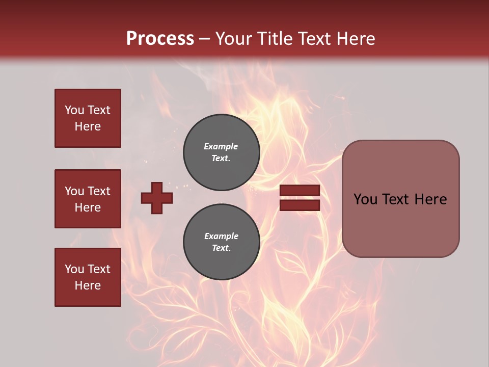 Fire Rose PowerPoint Template
