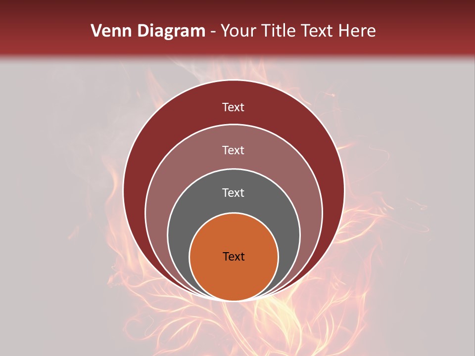 Fire Rose PowerPoint Template