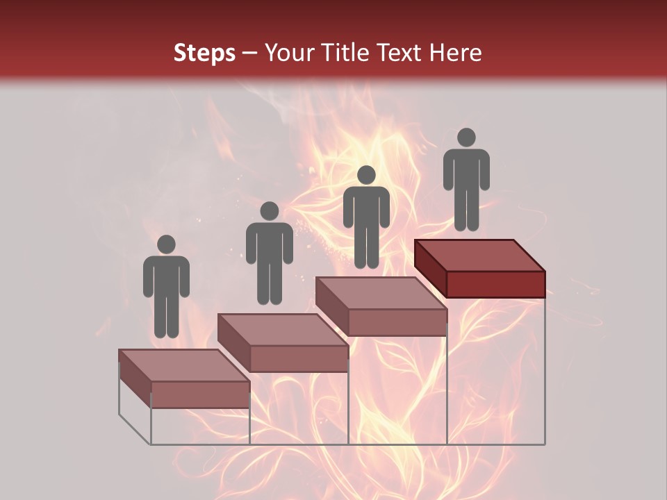 Fire Rose PowerPoint Template