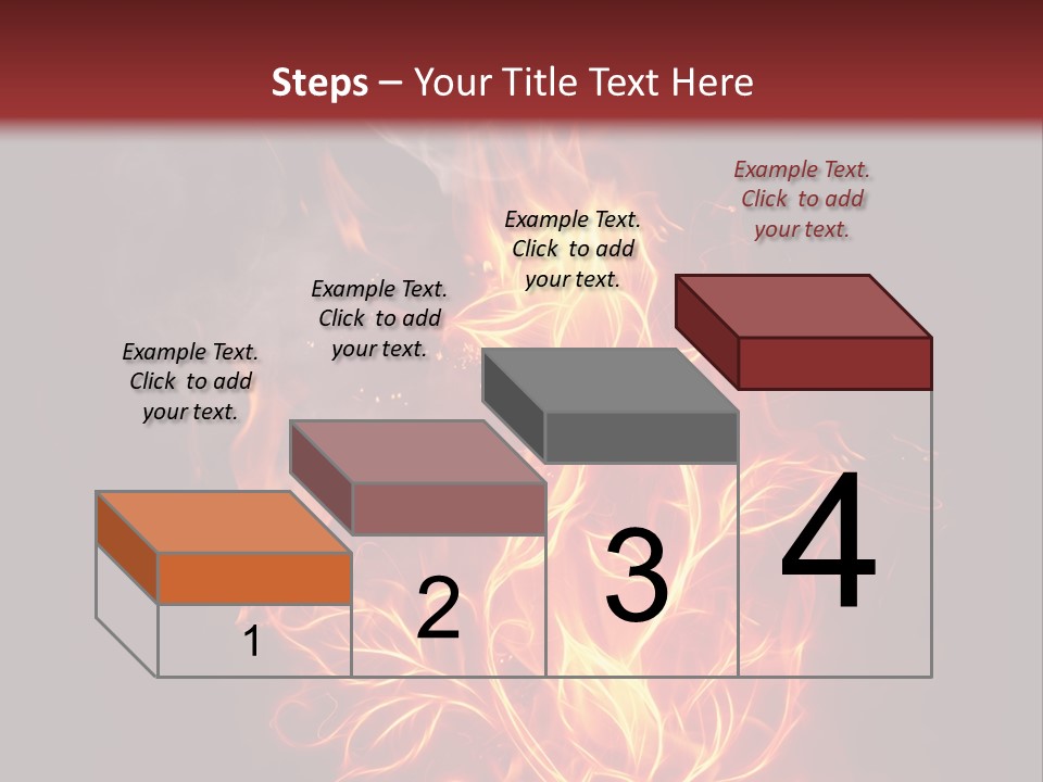 Fire Rose PowerPoint Template
