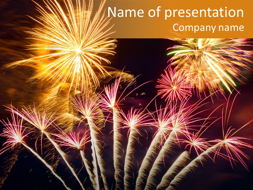 Entertainment Boom Explosive PowerPoint Template