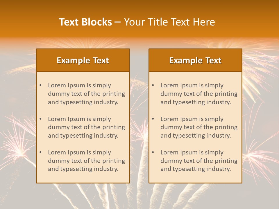 Entertainment Boom Explosive PowerPoint Template