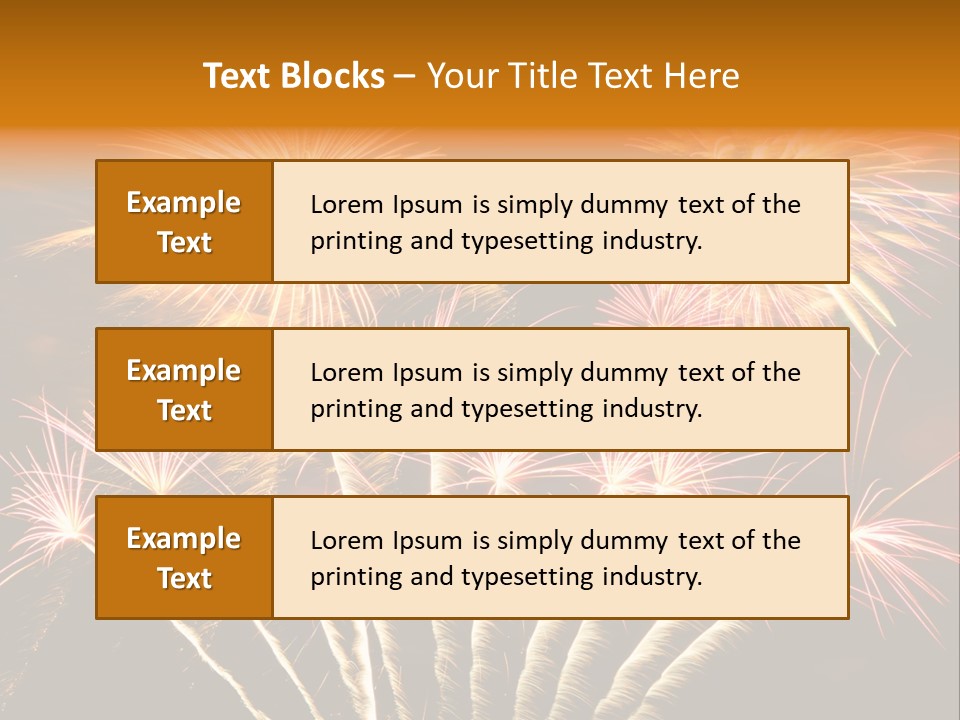 Entertainment Boom Explosive PowerPoint Template
