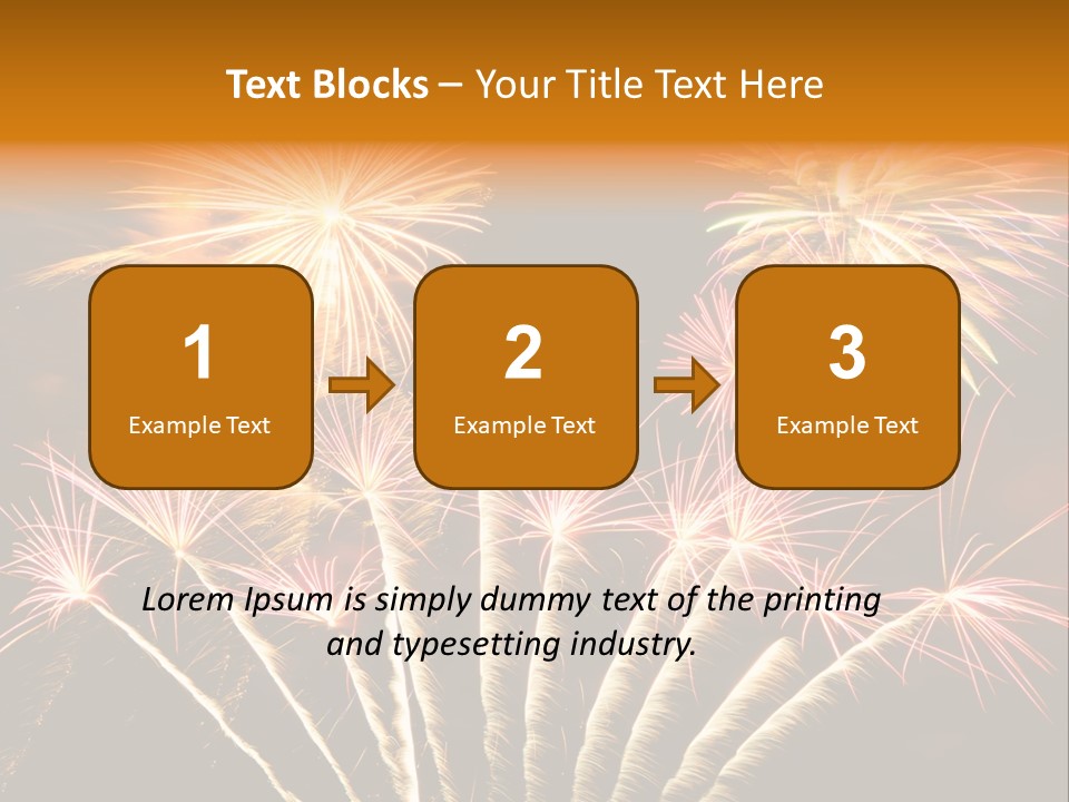 Entertainment Boom Explosive PowerPoint Template