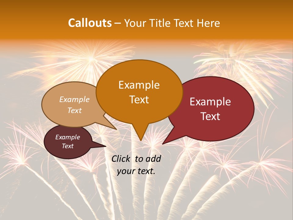 Entertainment Boom Explosive PowerPoint Template