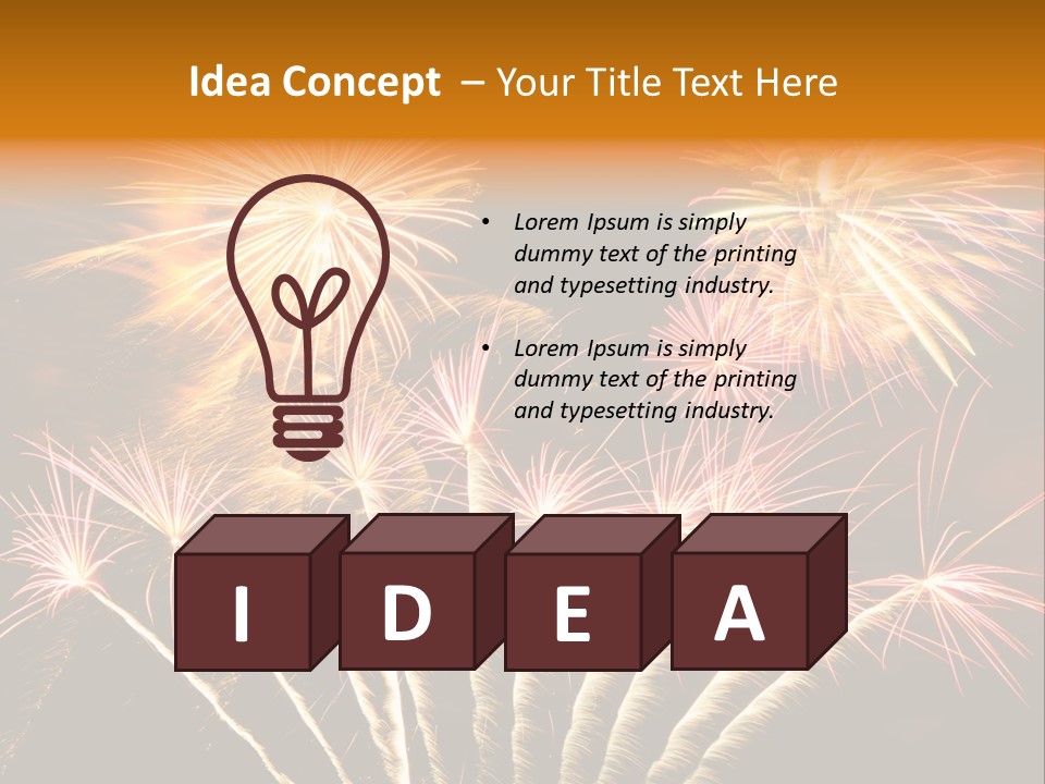 Entertainment Boom Explosive PowerPoint Template