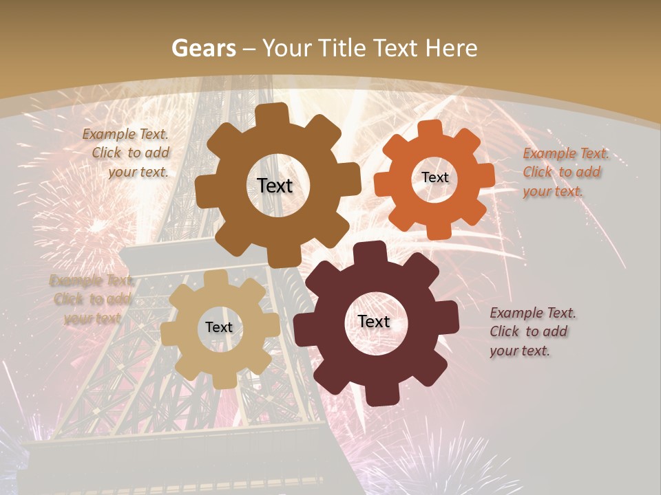 Lights Decorative Ancient PowerPoint Template