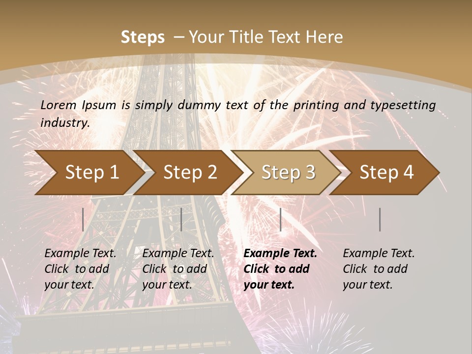 Lights Decorative Ancient PowerPoint Template