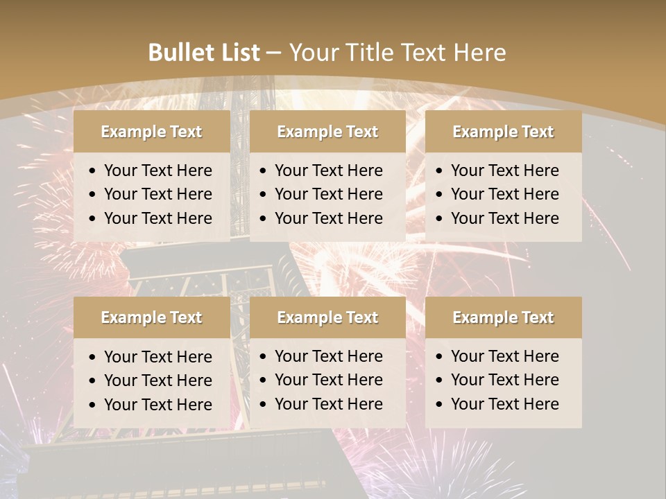 Lights Decorative Ancient PowerPoint Template