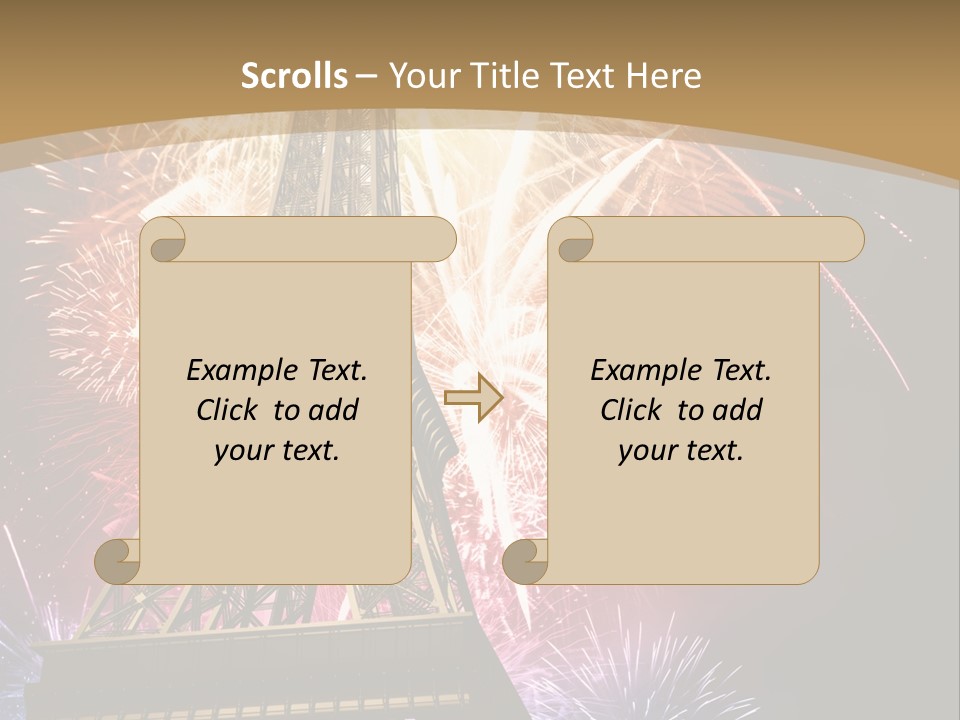 Lights Decorative Ancient PowerPoint Template