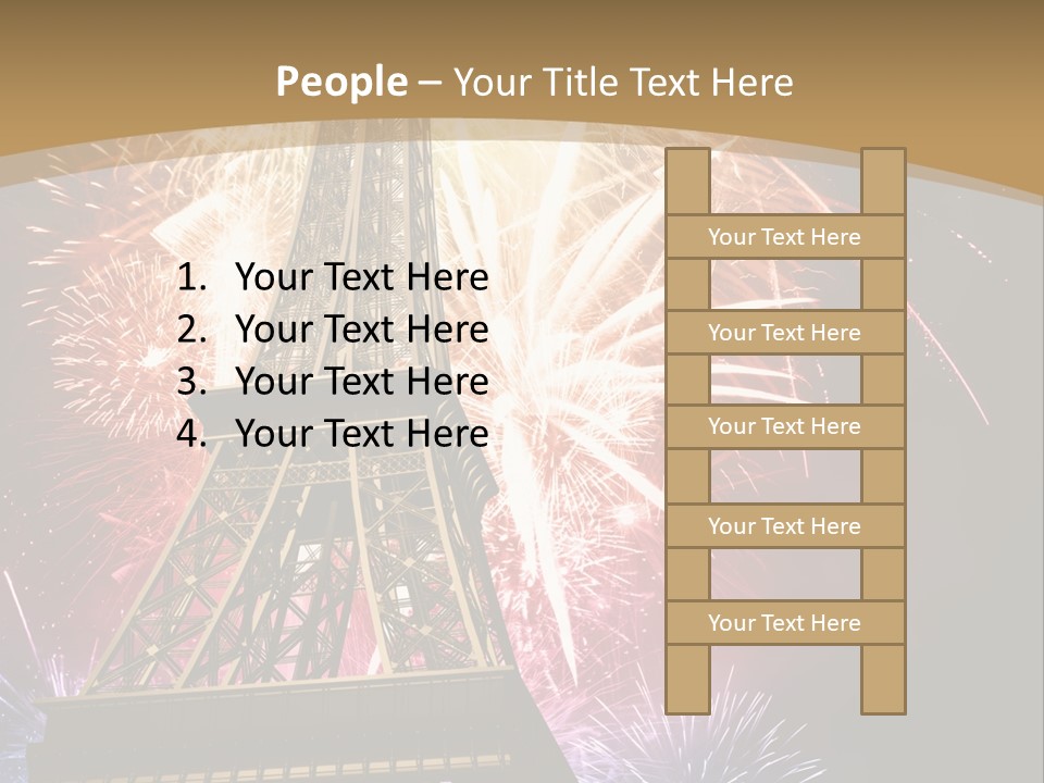 Lights Decorative Ancient PowerPoint Template