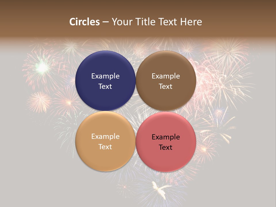 Effekte Feier Licht PowerPoint Template