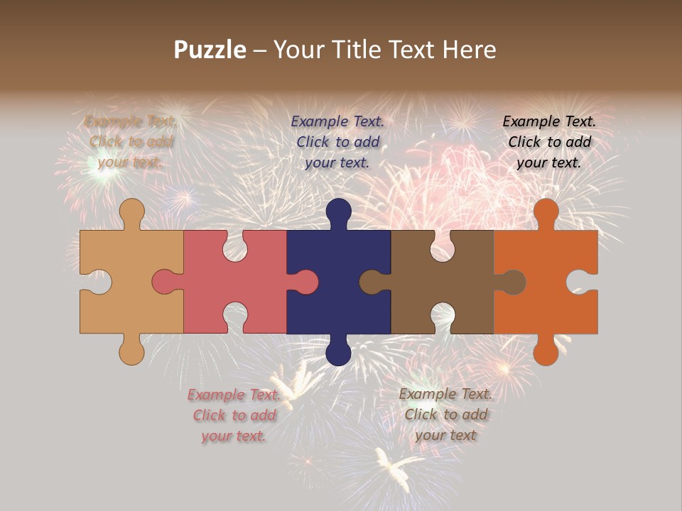 Effekte Feier Licht PowerPoint Template