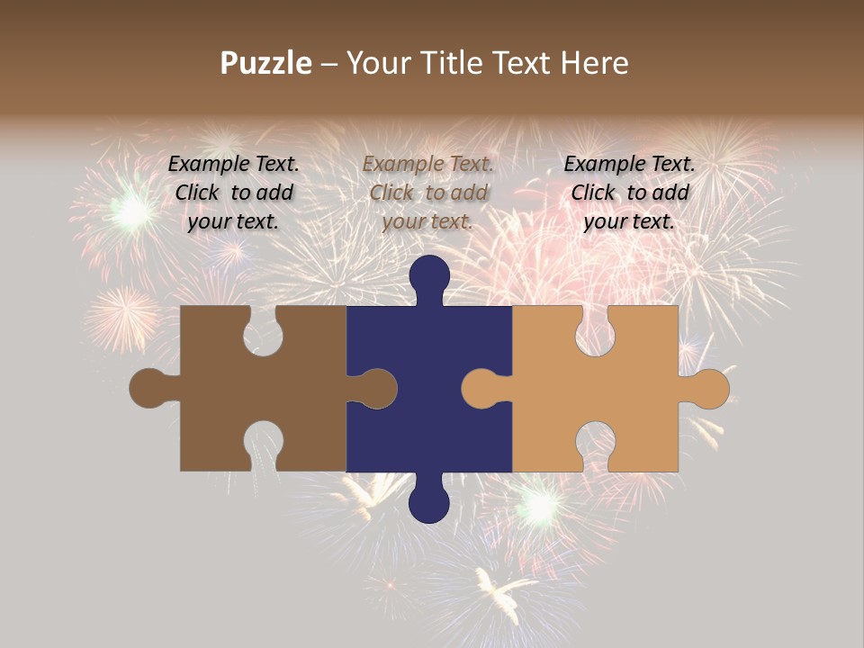 Effekte Feier Licht PowerPoint Template