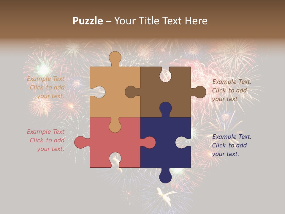 Effekte Feier Licht PowerPoint Template