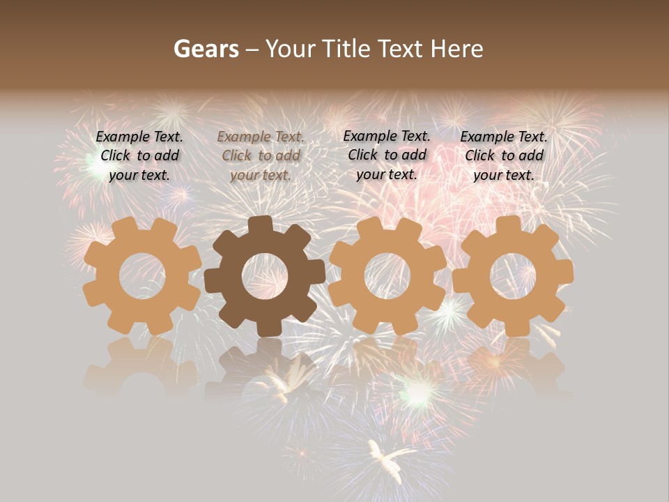 Effekte Feier Licht PowerPoint Template