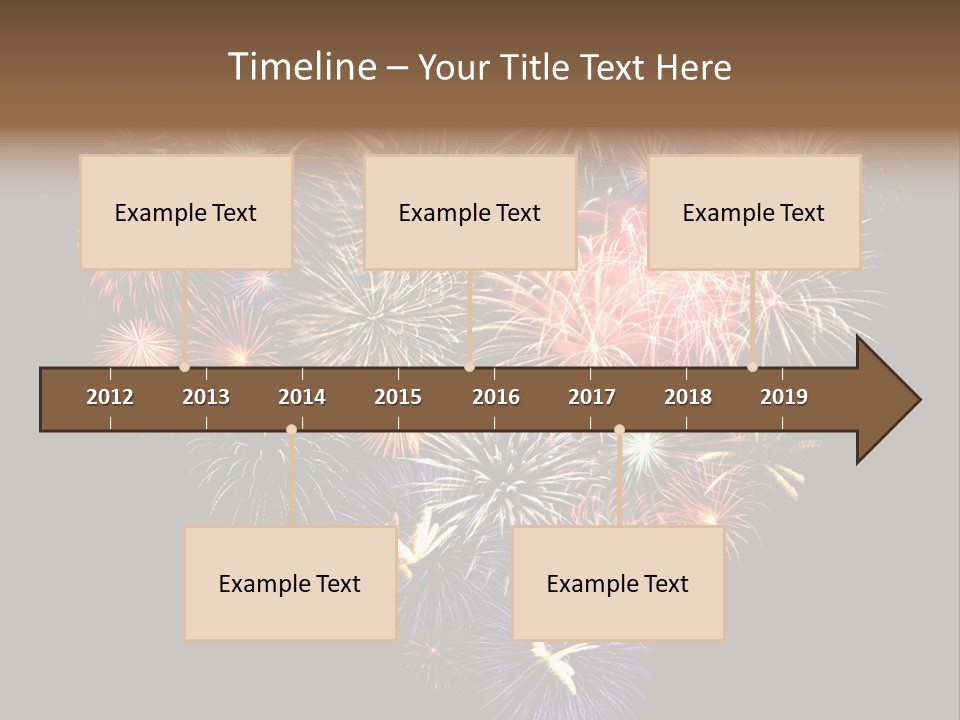 Effekte Feier Licht PowerPoint Template