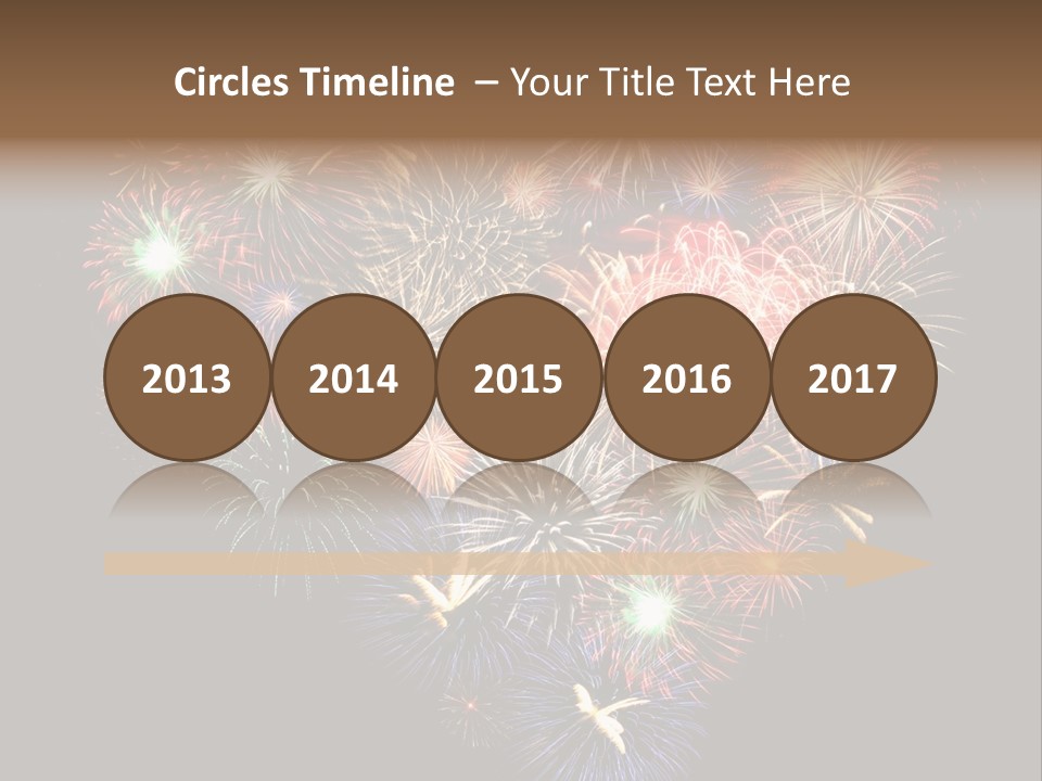 Effekte Feier Licht PowerPoint Template