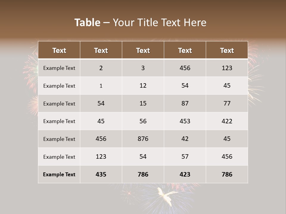 Effekte Feier Licht PowerPoint Template