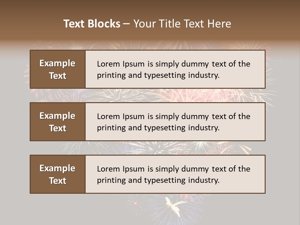 Effekte Feier Licht PowerPoint Template