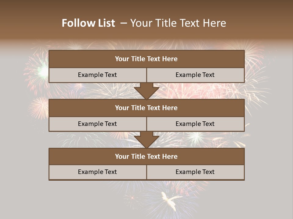 Effekte Feier Licht PowerPoint Template