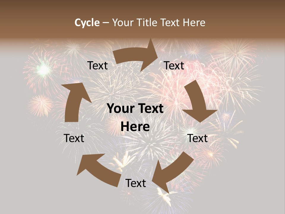 Effekte Feier Licht PowerPoint Template