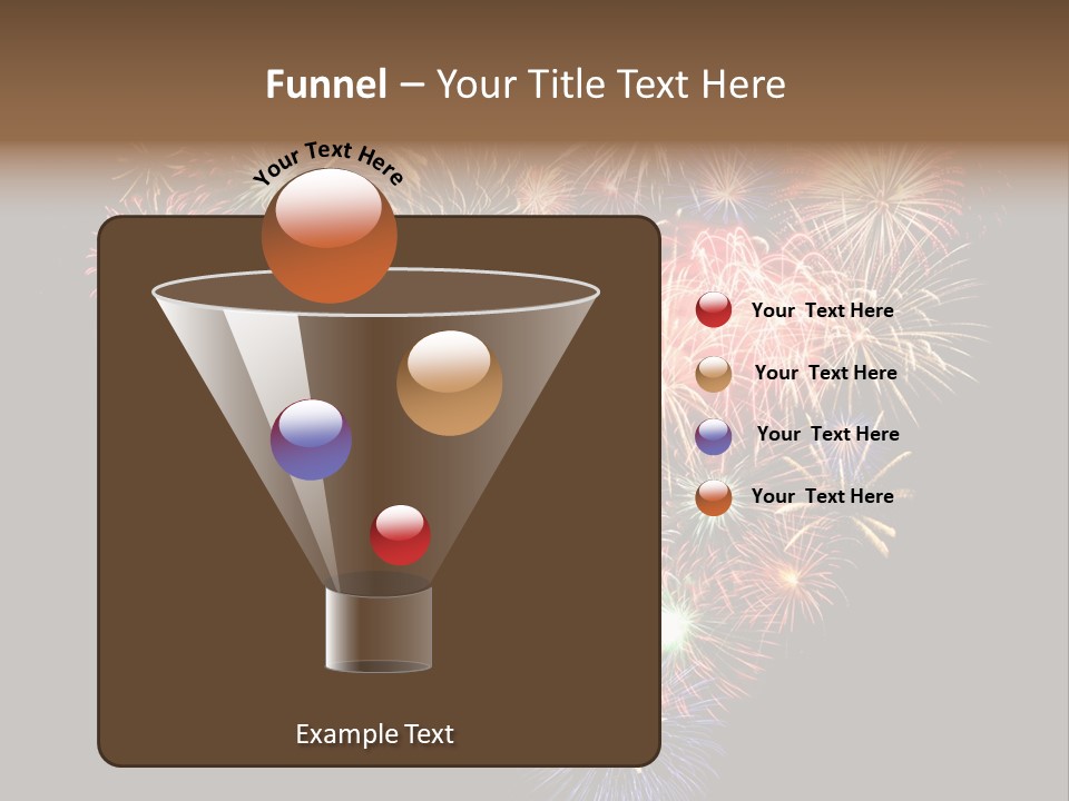 Effekte Feier Licht PowerPoint Template