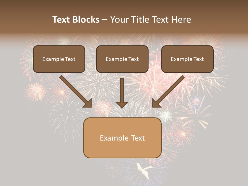 Effekte Feier Licht PowerPoint Template