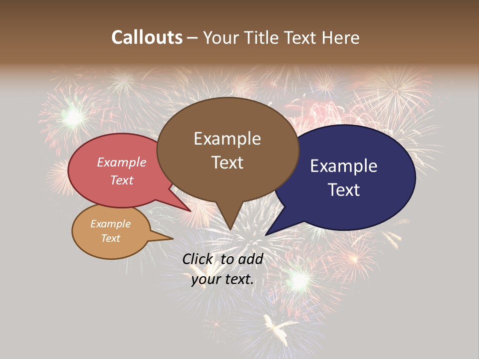 Effekte Feier Licht PowerPoint Template