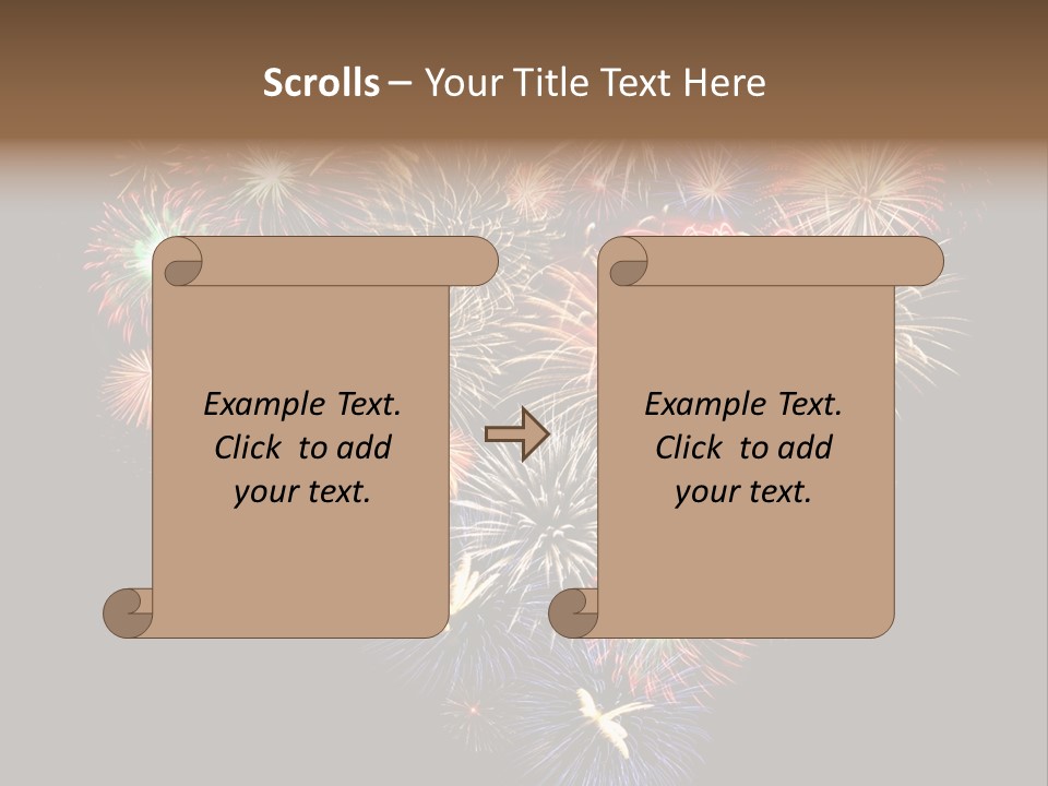 Effekte Feier Licht PowerPoint Template