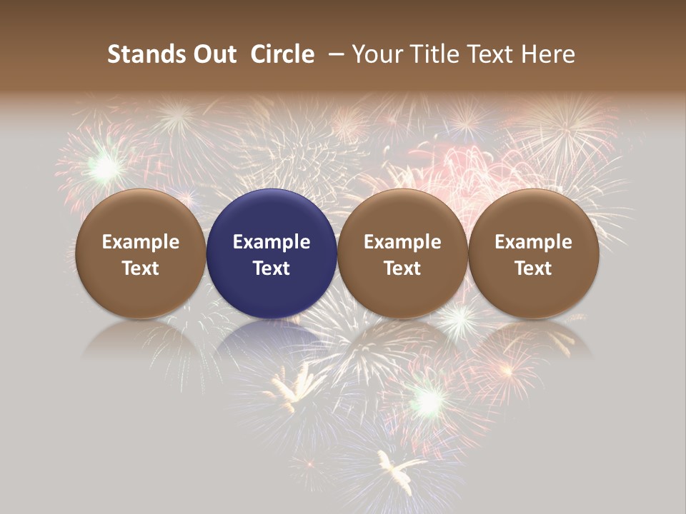 Effekte Feier Licht PowerPoint Template