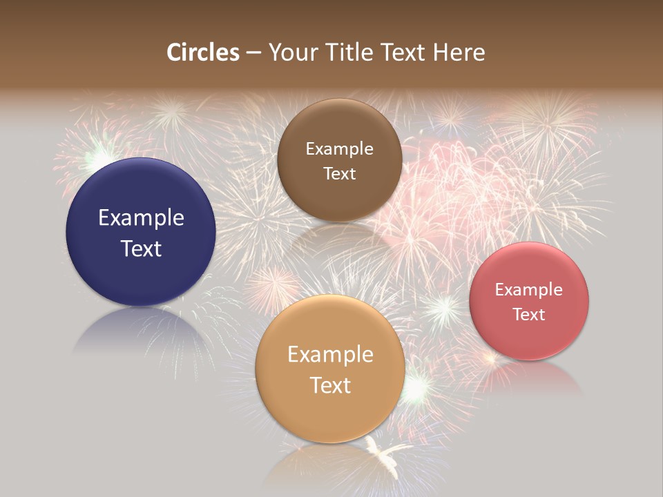 Effekte Feier Licht PowerPoint Template